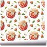 Papel De Parede Frutas Geléia Morango Kit 02 Rolos A219 - 1