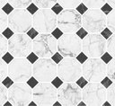 Ver imagem 3 de Papel de Parede Adesivo Pedras Mármore Preto e Branco 15m