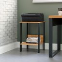 Ver imagem 2 de Mesa Auxiliar em Mdf 40 X 44 X 60 Cm Freijó/preto Fosco F14