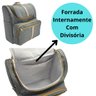 Mochila Bebê Infantil Maternidade 2 em 1 Luxo Mz - Bege - 3