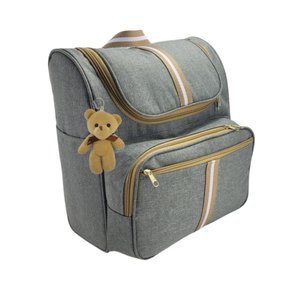 Mochila Bebê Infantil Maternidade 2 em 1 Luxo Mz - Bege