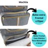Mochila Bebê Infantil Maternidade 2 em 1 Luxo Mz - Bege - 4