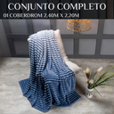 Ver imagem 5 de Cobertor Grosso Coberdrom Honey Casal Queen Fofinha e Quentinha Fluffly:azul