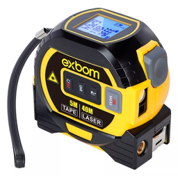 Trena Laser Digital 40m Fita Métrica 5m Multifuncional 3 em 1 - 2