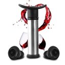 Ver imagem 4 de Bomba de Vinho a Vácuo Inox 2 Rolhas de Silicone