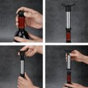 Ver imagem 2 de Bomba de Vinho a Vácuo Inox 2 Rolhas de Silicone