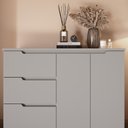 Ver imagem 6 de Cômoda para Quarto 4 Gavetas e 2 Portas MDF Línea