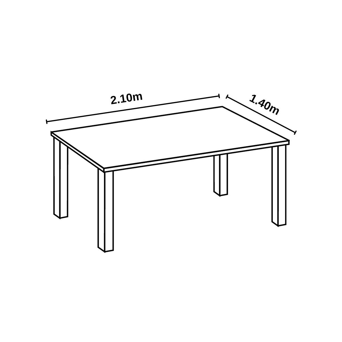 Toalha de Mesa de Natal 2,10x1,40 Natalina Oxford Estampa 01 - 5