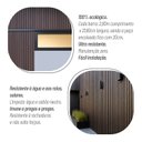 Ver mais imagens de Painel Ripado Externo de Madeira Ecológica 290cm x 21,90cm Cada Barra Equivale a 0,63m² Formaco Decor Marrom/Mogno