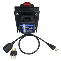 Auto Transformador 3.000 Va Bivolt 127V/220V Ou Vice Versa - 2