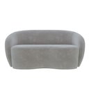 Ver imagem 2 de Sofá Decorativo 1,80cm 2 Lugares Íbis Veludo Cinza G33 - Gran Belo