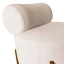 Ver imagem 5 de Kit 2 Poltronas Decorativa Mônaco Suede Marfim