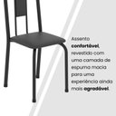 Ver mais imagens de Conjunto para Sala de Jantar com 6 Cadeiras Lívia Preto