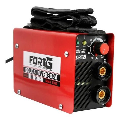 Máquina Inversora De Solda Mma 100A Completa- Fortg-Fg4010