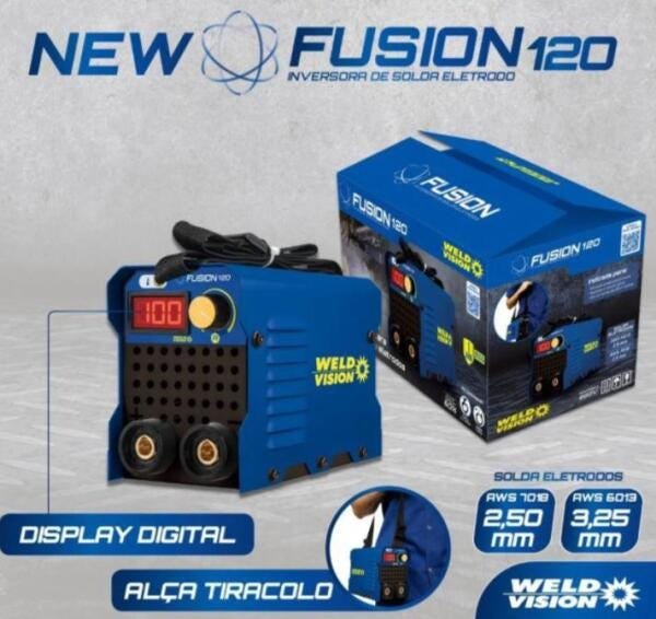 Maquina De Solda Inversora Weld Vision Fusion 120 - 5