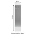 Ver imagem 3 de Balcão Porta-Pano Madesa para Cozinhas Lux, Glamy e Stella 20 x 60 cm (Sem Tampo) Branco