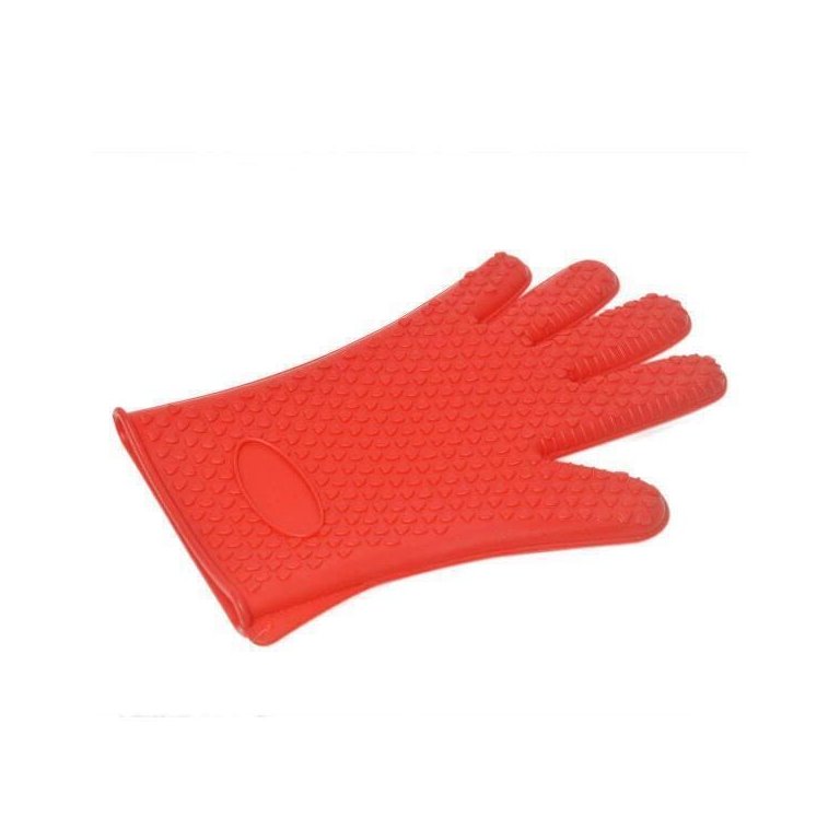 Luva Térmica Multiuso De Silicone Anticalor Vermelha