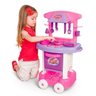 Cozinha Infantil Rosa Forno Fogão E Pia Brinquedos Playtime - 1