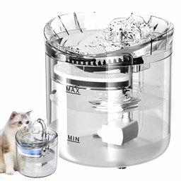Bebedouro Fonte de Agua Gato Cao Cachorro Pet Reservatorio 2 Litros Usb Animal de Estimaçao Nivel de - 14