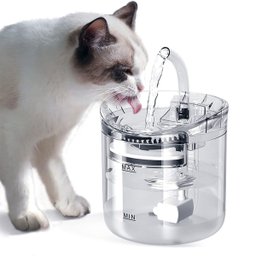 Bebedouro Fonte de Agua Gato Cao Cachorro Pet Reservatorio 2 Litros Usb Animal de Estimaçao Nivel de - 4