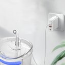 Ver imagem 6 de Bebedouro Fonte de Agua Gato Cao Cachorro Pet Reservatorio 2 Litros Usb Animal de Estimaçao Nivel de