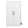 Armário Multiuso para Áreas Externas Porta Produtos de Limpeza e Vassouras:branco - 5