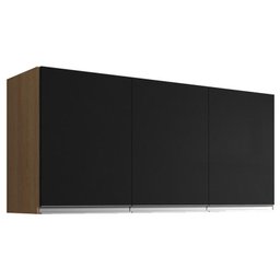 Armário Aéreo para Cozinha Ambiente Andréia 3 Portas 120cm Ajl - 2