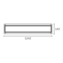 Ver imagem 4 de Luminária Led Taschibra Tl Slim 20 de Embutir 40w Bivolt 3000k Luz Amarela 04020119-01