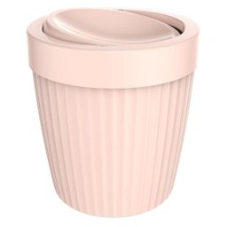 Lixeira 5 Litros Tampa Basculante Cesto De Lixo Banheiro Ou - 1 Lixeira 5 Litros Tampa Basculante Cesto De Lixo Banheiro Ou - 1