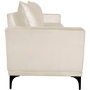 Ver imagem 7 de Sofa Living 3 Lugares Nori 220cm Veludo Deluxe 2221 Ezz 2221