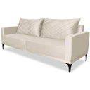 Ver imagem 4 de Sofa Living 3 Lugares Nori 220cm Veludo Deluxe 2221 Ezz 2221