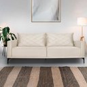 Ver imagem 2 de Sofa Living 3 Lugares Nori 220cm Veludo Deluxe 2221 Ezz 2221