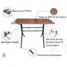 Mesa Moema 1,20x70 para Sorveteria Restaurante Ecomhome - 5