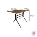 Ver imagem 4 de Mesa Moema 1,20x70 para Sorveteria Restaurante Ecomhome