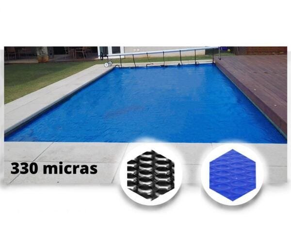Manta Térmica Piscina 330 Micras Atco 3X5 Black/Blue 5X3 - 4