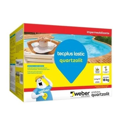 Impermeabilizante Tecplus Lastic - Quartzolit 18Kg