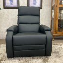 Ver imagem 1 de Poltrona Relax Reclinável com Massageador 100% Couro D'confort Design Couro Vinho 17