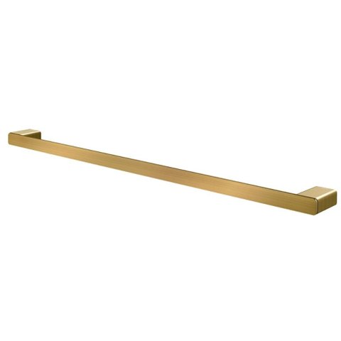 Porta Toalhas Docolflat Bastão 676mm Ouro Escovado Docol
