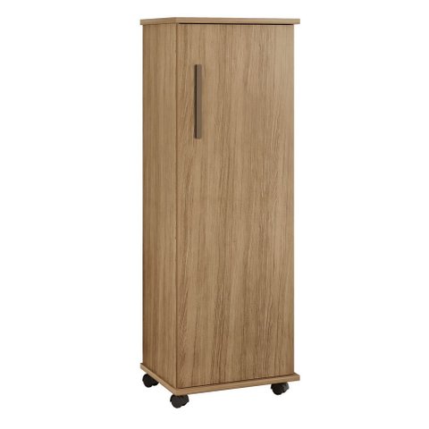 Armário Multiuso 1 Porta 4 Prateleiras Olinda Arte Móveis Cinamomo