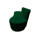 Ver imagem 6 de Sofá 3 Lugares Orgânico Curvo Madrid 180cm Bouclé Verde