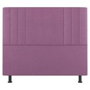 Ver imagem 4 de Cabeceira Cama Box Solteiro Grace 90Cm Suede Rosa