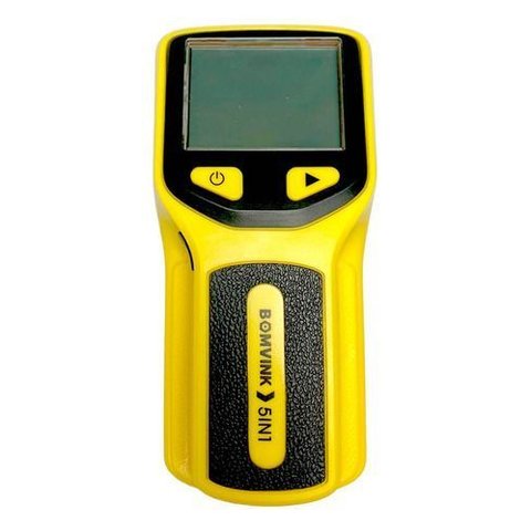 Detector de Metais 5 em 1 Digital com Tela Portátil Parede Madeira Fiação