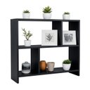 Ver imagem 1 de Rack Nicho Aparador para Sala Quarto Escritório Cozinha Hall 20x60x70 - Preto Tx