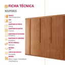 Ver imagem 6 de Guarda Roupa Casal Senna Mdf com 8 Portas 4 Gavetas Moderna Mobília