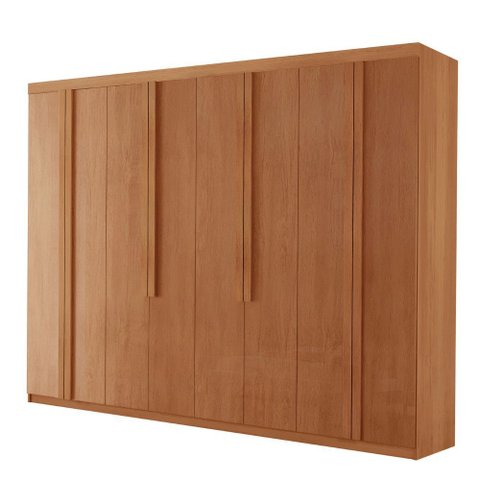 Guarda Roupa Casal Senna Mdf com 8 Portas 4 Gavetas Moderna Mobília