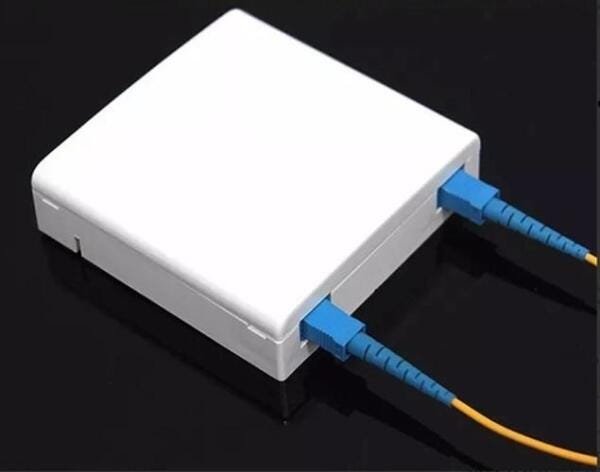 Caixa Terminação Fibra Óptica Roseta 2P Pto Ftth + Nfe 100Un - 4