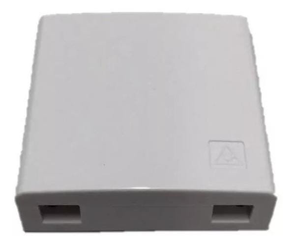 Caixa Terminação Fibra Óptica Roseta 2P Pto Ftth + Nfe 100Un - 3
