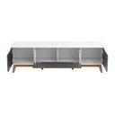 Ver imagem 7 de Rack Kappesberg 3 Portas Branco/chumbo 180cm