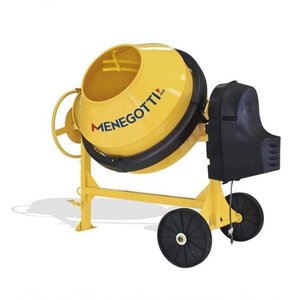 Betoneira 400l Prime com Motor Trif 2cv 380v 60hz 4p com Roda Plastica Menegotti