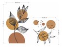 Ver imagem 5 de Adesivo Decorativo de Parede Orgânico Boho